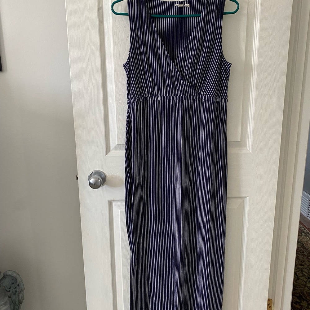 GAP elegant Striped Black and White Dress